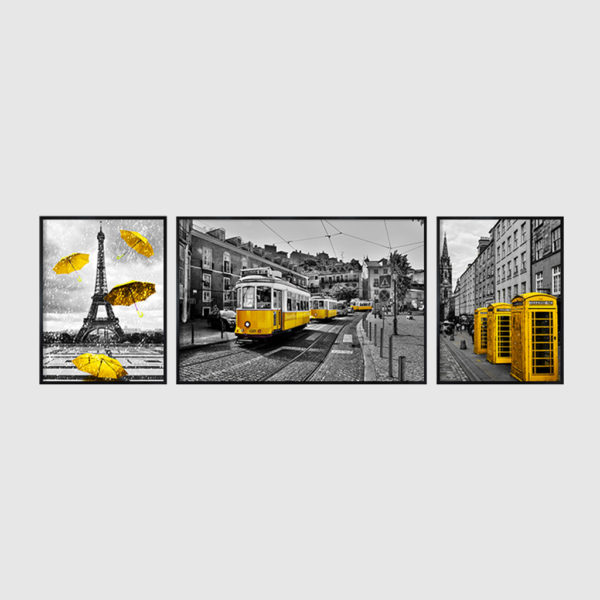 Fashion and cities Art - Print Wall Art - Paris Impression (3 sets) - Canvas Prints-Poster Prints - Image 5