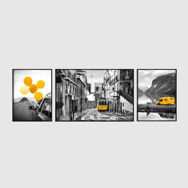 Fashion and cities Art - Print Wall Art - Paris Impression Balloon (3 sets) - Canvas Prints-Poster Prints - Image 3