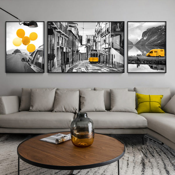 Fashion and cities Art - Print Wall Art - Paris Impression Balloon (3 sets) - Canvas Prints-Poster Prints - Image 2