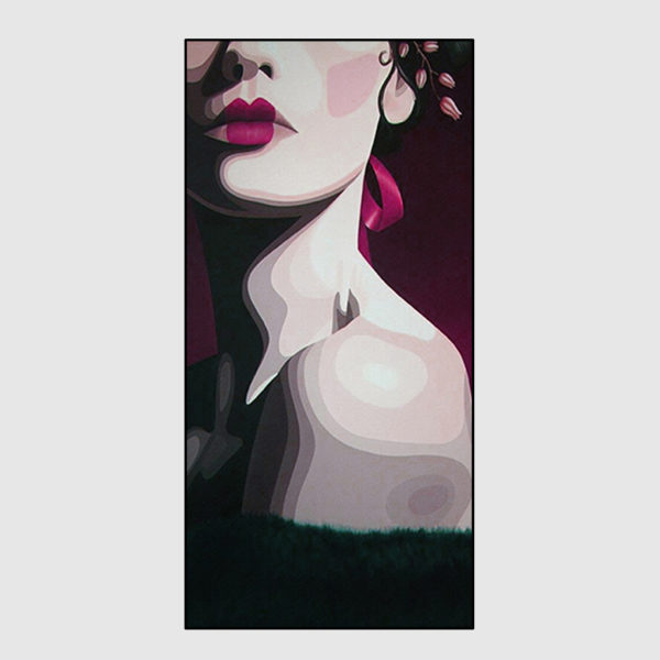 Figures Art - Print Wall Art - Party modern lady - Canvas Prints-Poster Prints - Image 2