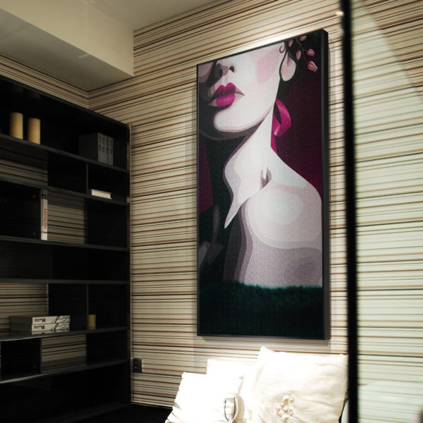 Figures Art - Print Wall Art - Party modern lady - Canvas Prints-Poster Prints - Image 4