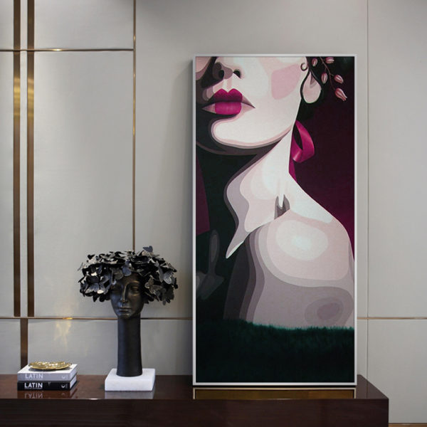 Figures Art - Print Wall Art - Party modern lady - Canvas Prints-Poster Prints - Image 5