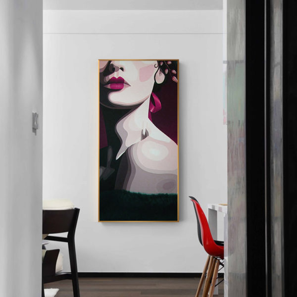 Figures Art - Print Wall Art - Party modern lady - Canvas Prints-Poster Prints - Image 6