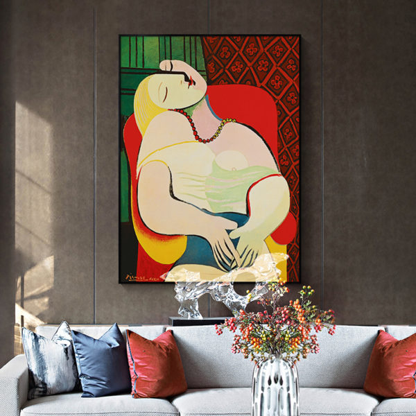Wall Art - The dream by Pablo Picasso - Canvas Prints - Poster Prints - Image 3