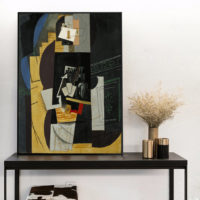 Wall Art - Card Player by Pablo Picasso - Canvas Prints-Poster Prints