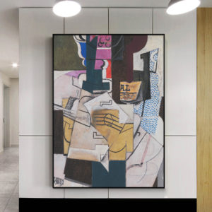 Wall Art - Abstract Guita by Pablo Picasso - Canvas Prints-Poster Prints