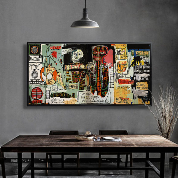 Wall Art - Bucket Graffiti B - Canvas Prints-Poster Prints