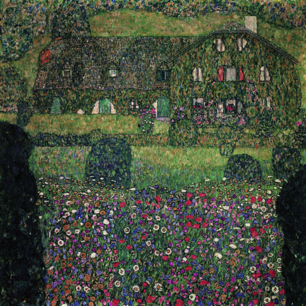 Wall Art - Country House on Attersee Lake by Gustav Klimt - Canvas Prints-Poster Prints - Image 3