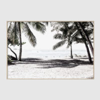 Landscape art prints -Wategos beach photo (white series) - Poster Prints -Canvas Prints - Image 5