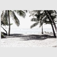 Landscape art prints -Wategos beach photo (white series) - Poster Prints -Canvas Prints - Image 3