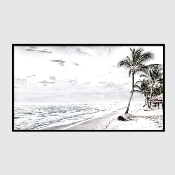 Landscape art prints -WATEGOS BEACH AND COCONUT TREES PHOTO ART PRINTS (white series)- Poster Prints -Canvas Prints - Image 6