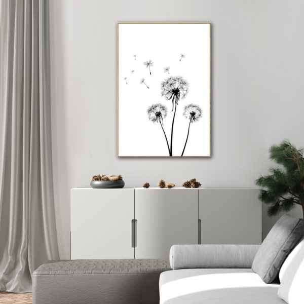 Botanical Prints - DANDELIONS ( 3 sets) - Canvas Prints-Poster Prints - Image 4