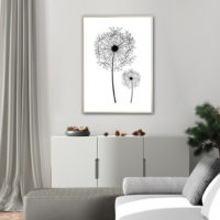 Botanical Prints - DANDELIONS ( 3 sets) - Canvas Prints-Poster Prints - Image 2