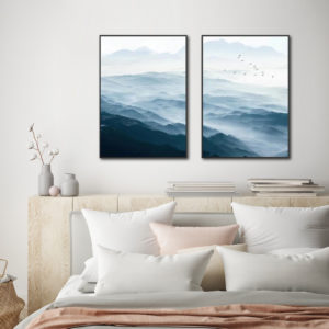 Landscape Prints - Blue mountains(2 sets) -canvas prints - poster prints
