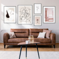 Abstract Line Art Prints - Your Appearance (5 sets) - Poster Prints- Canvas Prints