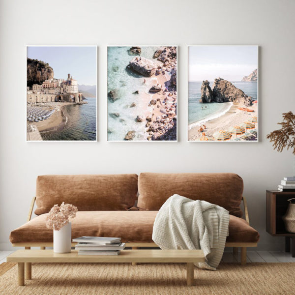 Landscape Art prints - Amalfi Coast - Poster Prints -Canvas Prints