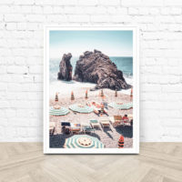 Landscape art prints - Capri beach colourful- Canvas Prints - Poster Prints - Image 3