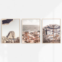 Landscape Art prints - Capri Beach - Poster Prints -Canvas Prints - Image 2