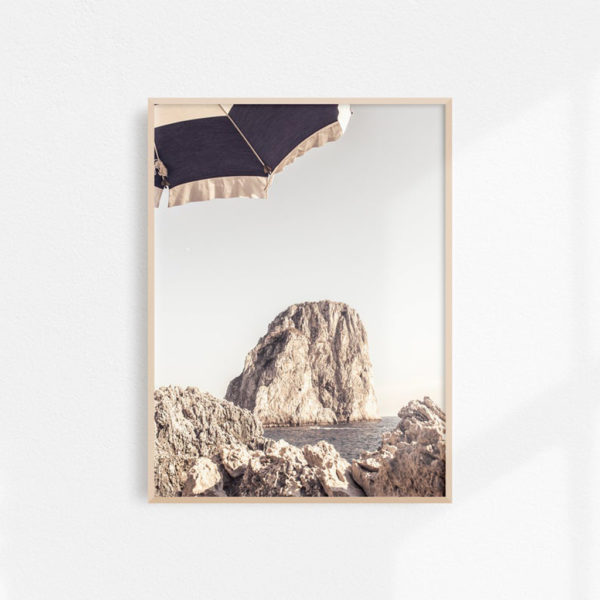 Landscape Art prints - Capri Beach - Poster Prints -Canvas Prints - Image 3