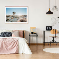 Landscape art prints - Desert Sunburst - Canvas Prints - Poster Prints