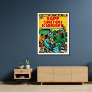 Wall Art - MF DOOM - Rap Snitch Knishes - Canvas Prints-Poster Prints