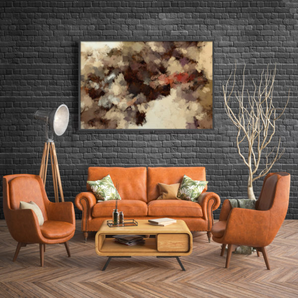 Abstract Art - Coloured textures - Canvas Prints-Poster Prints
