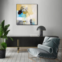 Wall Art Prints -Abstract Acrylic Painting (2 sets)- Canvas Prints-Poster Prints - Image 2