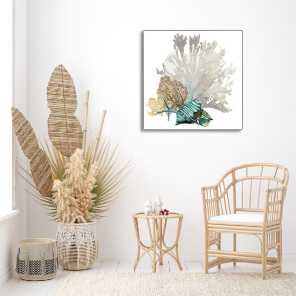 Wall Art Prints -Pairs of sea fern (2 sets)- Canvas Prints-Poster Prints - Image 2