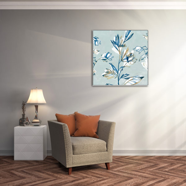 Wall Art Prints -Hand drawn ink illustration flowers(2 sets)- Canvas Prints-Poster Prints - Image 2