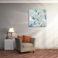 Wall Art Prints -Hand drawn ink illustration flowers(2 sets)- Canvas Prints-Poster Prints - Image 3