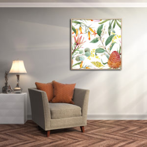 Botanical Art Prints -Tropical Leaves - Canvas Prints- Poster Prints