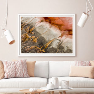 Landscape art prints - Orange rock - Canvas Prints - Poster Prints