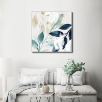 Wall Art Prints -Watercolour style leaves (2 sets)- Canvas Prints-Poster Prints - Image 3