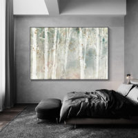 Wall art - Forest hang painting style - Canvas Prints - Poster Prints - Image 2
