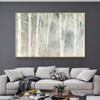 Wall art - Forest hang painting style - Canvas Prints - Poster Prints