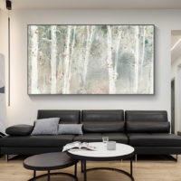 Wall art - Forest hang painting style - Canvas Prints - Poster Prints - Image 4