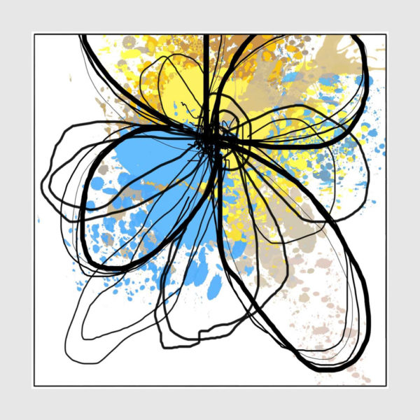 Wall Art Prints - Line Art Flower (2 sets)- Canvas Prints-Poster Prints - Image 3