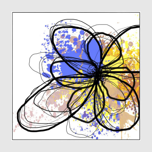 Wall Art Prints - Line Art Flower (2 sets)- Canvas Prints-Poster Prints - Image 2