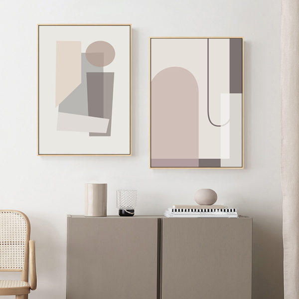 Wall art prints-Abstract Graceful Morandi ( 2 sets) - Canvas Prints - Poster Prints