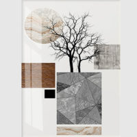 Abstract Art prints - Square and Circle (3 sets) - Poster Prints -Canvas Prints - Image 3