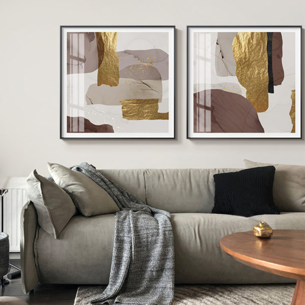 Abstracts Art Prints -MARBLE WITH GOLD (3 sets)- Canvas Prints-Poster Prints - Image 6