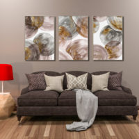 Wall art prints -Spiral Rings AB ( 2 sets) - Canvas Prints - Poster Prints - Image 4