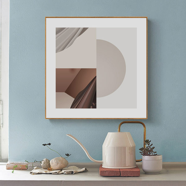 Wall Art Prints - Abstract Shapes (2 sets)- Canvas Prints-Poster Prints - Image 2