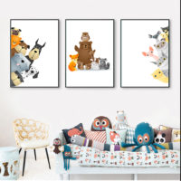 Wall Art prints - Animals' party 3 sets - Poster Prints -Canvas Prints - Image 3