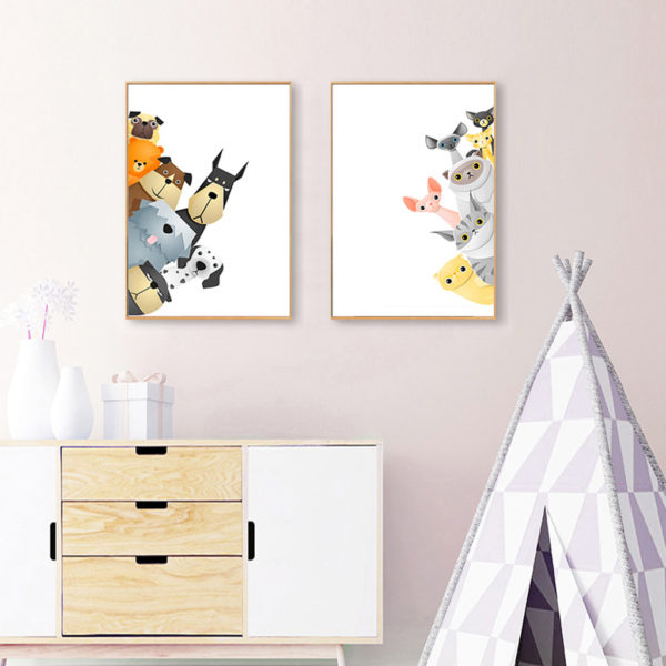 Wall Art prints - Animals' party 3 sets - Poster Prints -Canvas Prints - Image 4