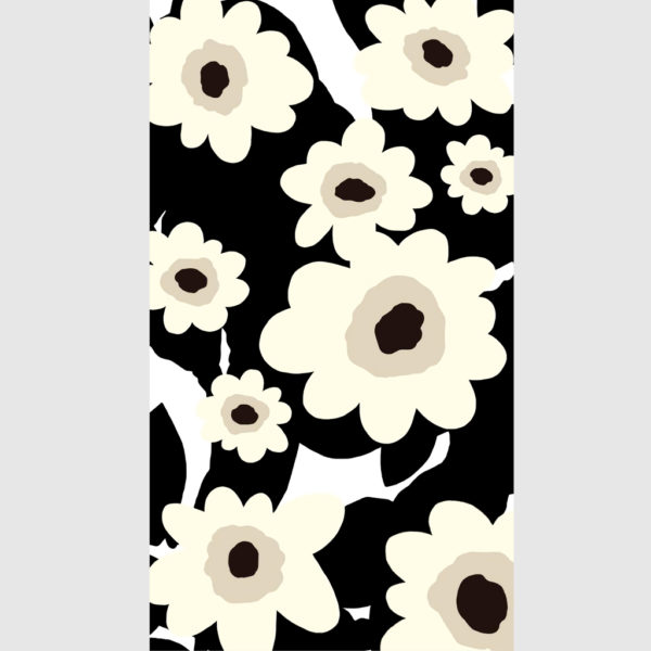 Wall Art – Creamy floral - Canvas Prints - Poster Prints - Image 2