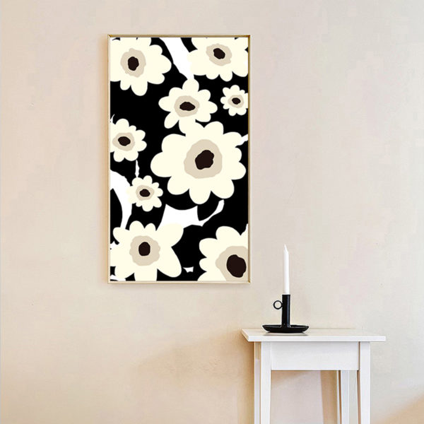 Wall Art – Creamy floral - Canvas Prints - Poster Prints