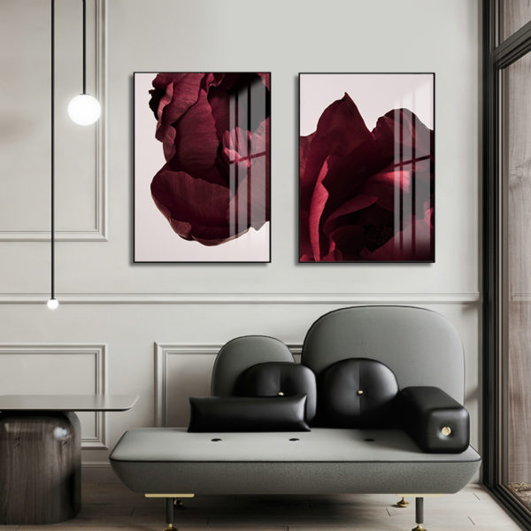 Wall Art prints - Rose Floral ( 3 sets )- Poster Prints -Canvas Prints - Image 5