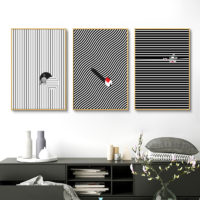 Wall Art prints - Line art fashion girl ( 3 sets )- Poster Prints -Canvas Prints