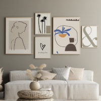 Wall Art - Line art girl - Poster Prints -Canvas Prints - Image 5